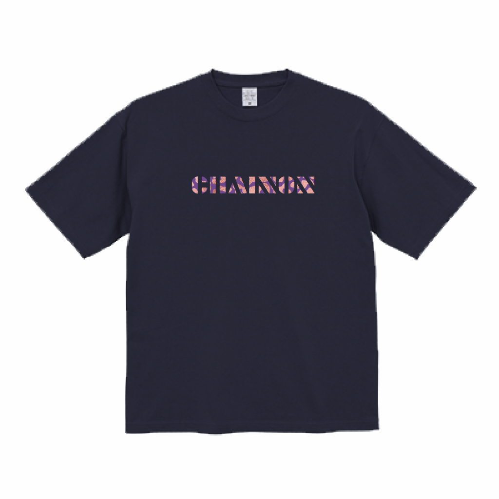 "PATTERN LOGO" BIG Ts NAVY