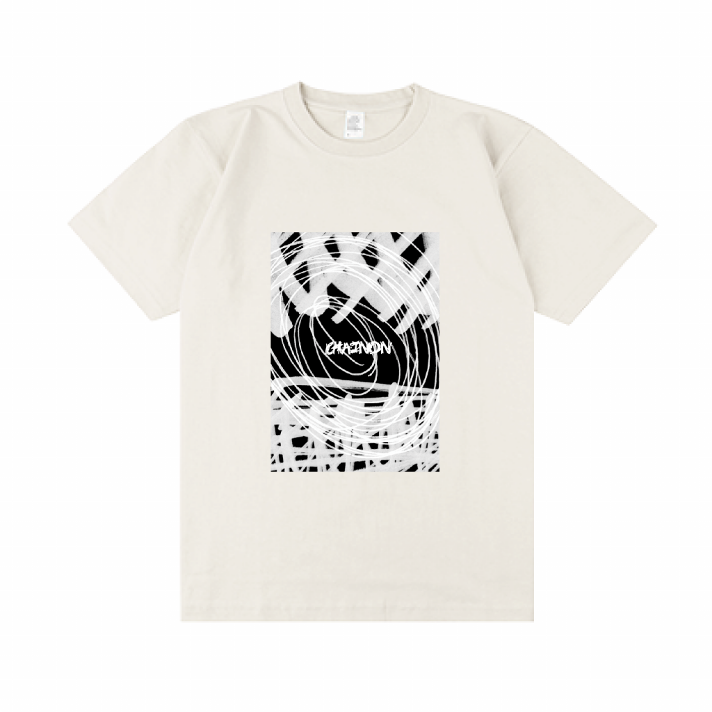 "BLACK BORD" HEAVY WEIGHT Ts IVORY
