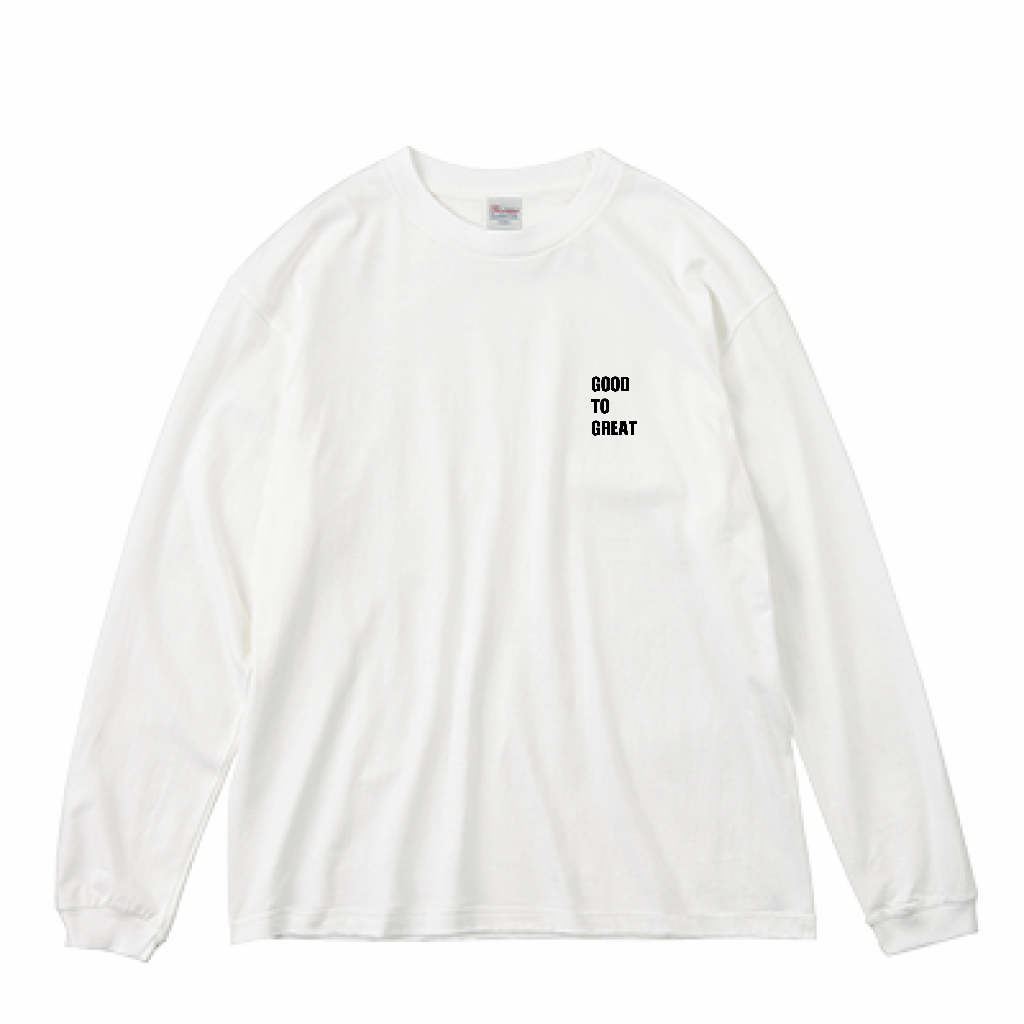 "VARIEGATED" L/S BIG Ts WHITE