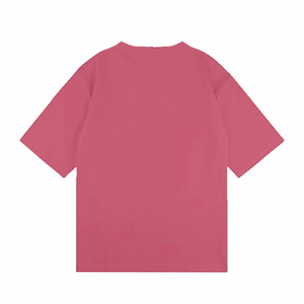 "HEARTFUL" OVERSIZE Ts PINK