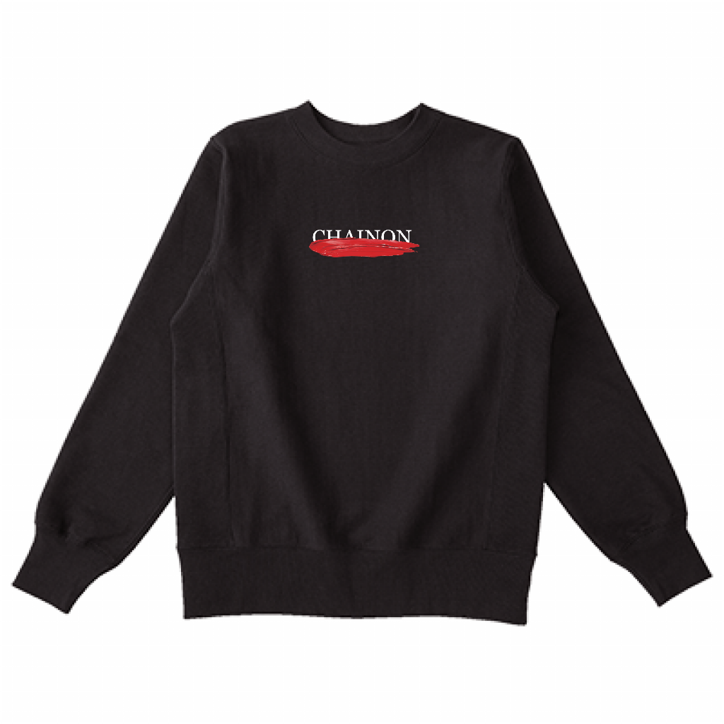 "RUOGE RED" SWEART SHIRT BLACK