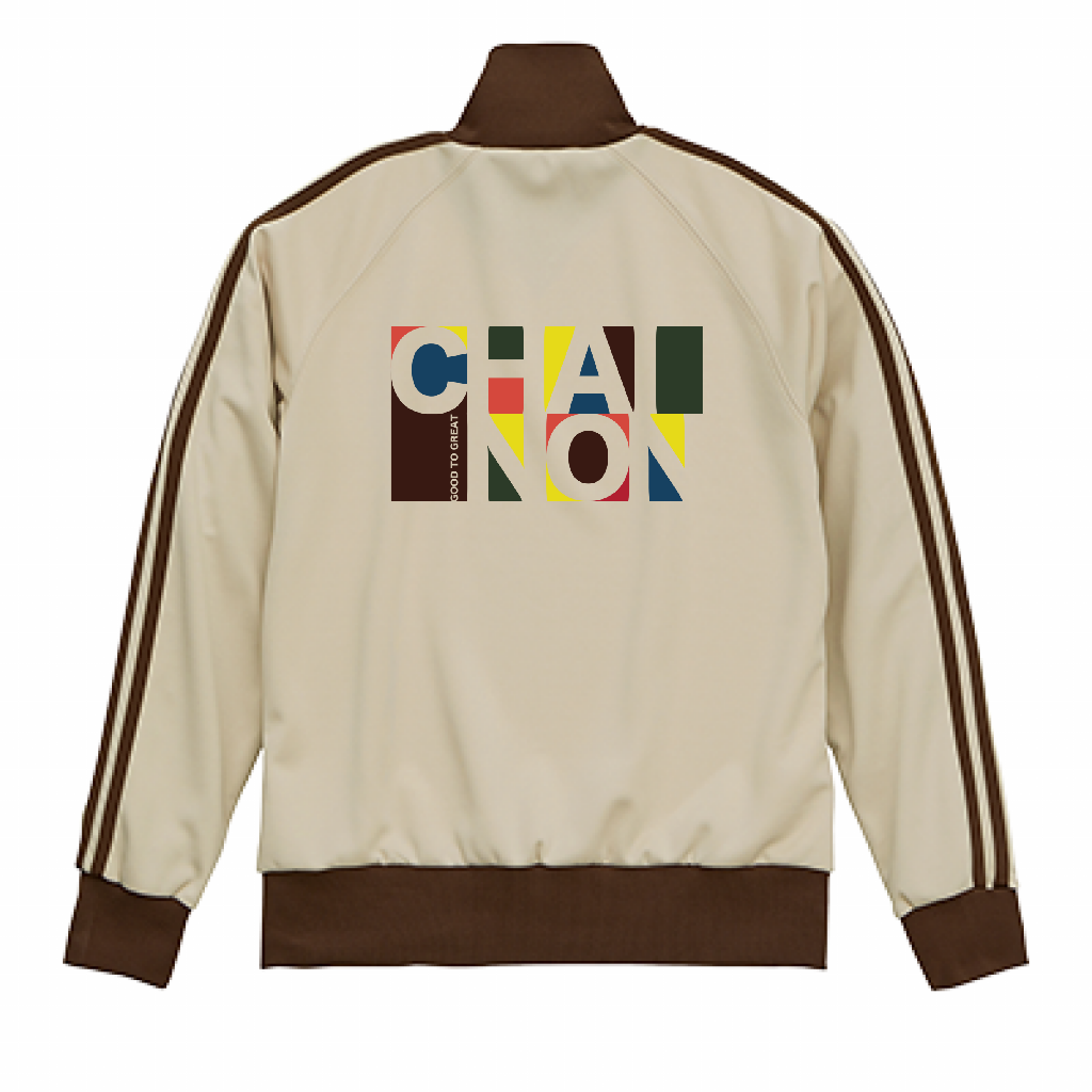 "FUN!!" TRACK JKT BROWN