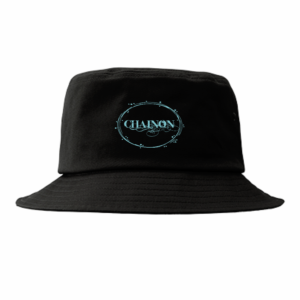 "RIPPLES" BUCKET HAT BLACK