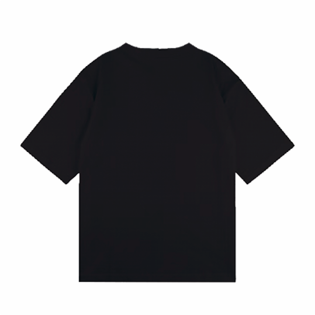"STIR" OVERSIZE Ts BLACK