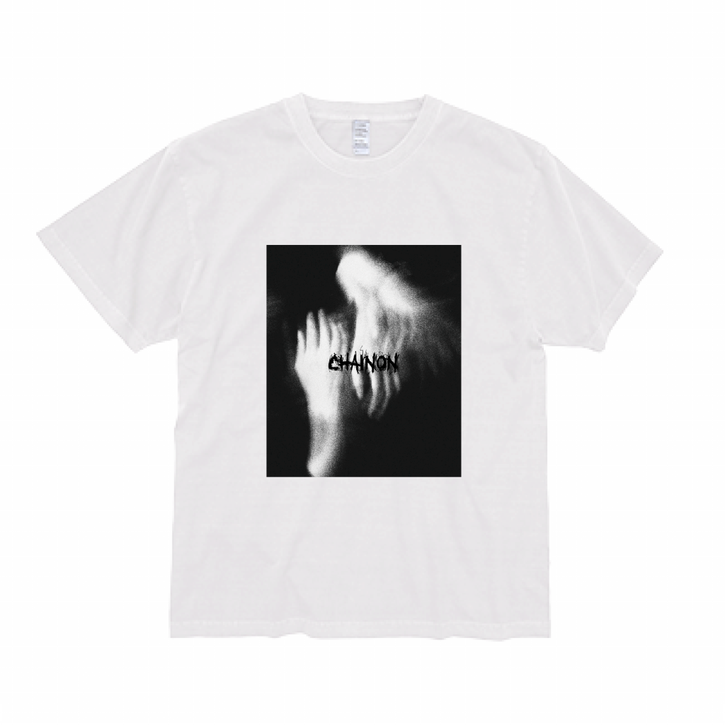 "IDENTITY" GARMENT DYE Ts WHITE