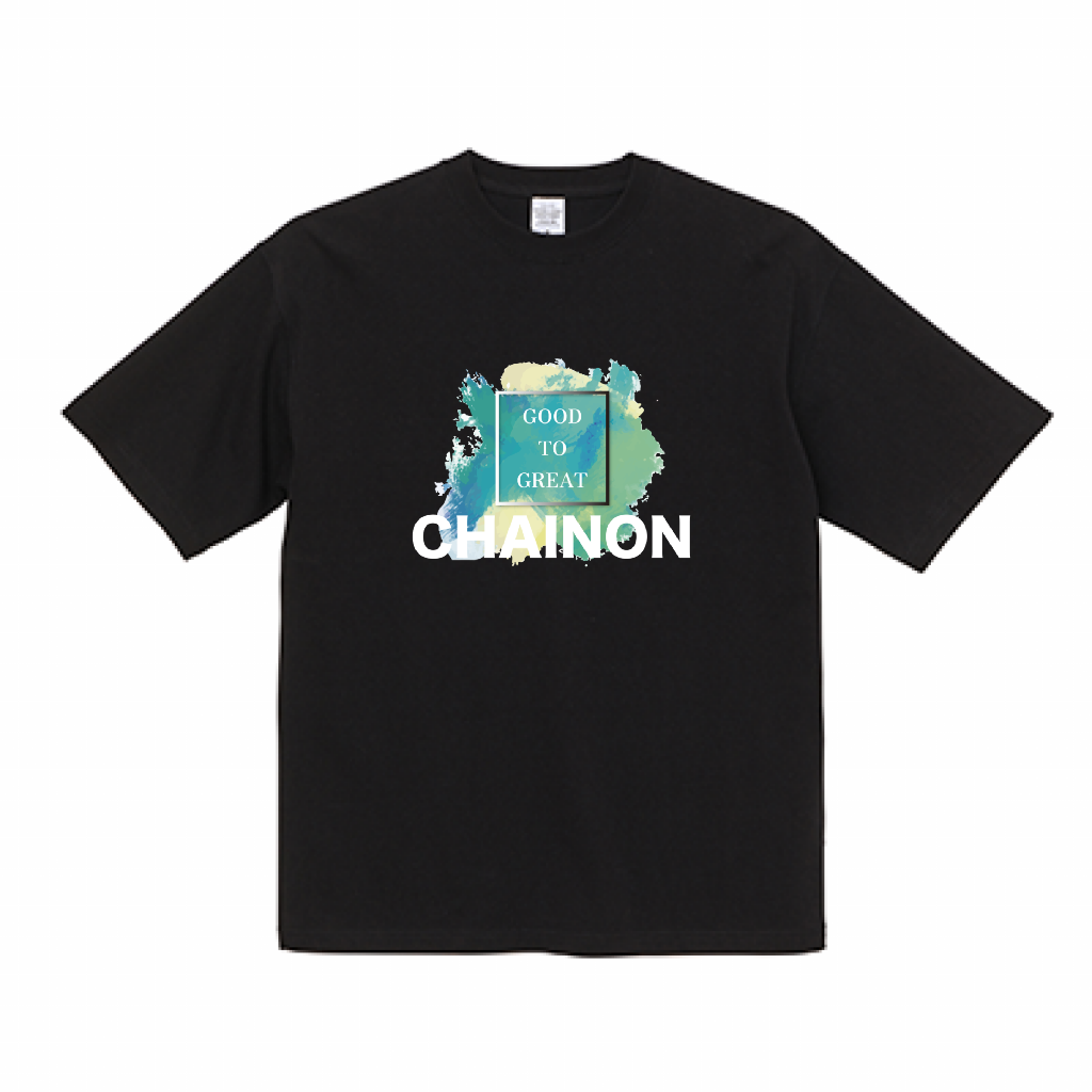 "HAZY" BIG Ts BLACK/GR