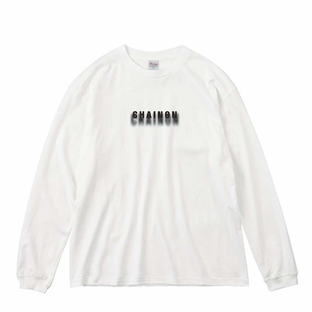 "BLUR LOGO" L/S BIG Ts WHITE