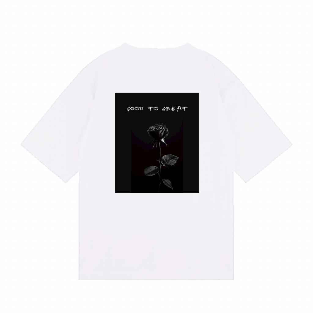 "MEMORY" OVER SIZE Ts WHITE