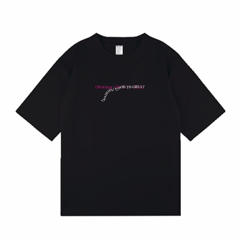 "NEW FACE" OVER SIZE Ts BLACK