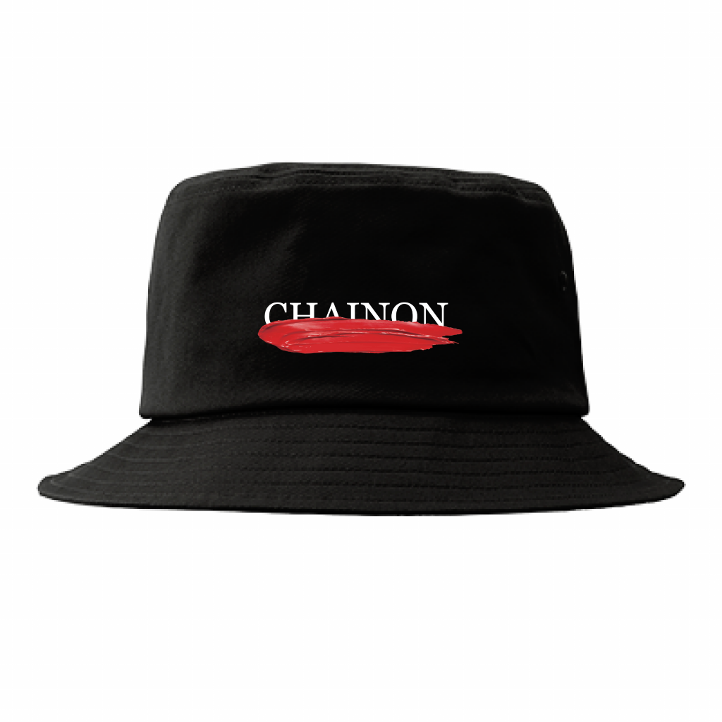 " ROUGE RED " BUCKET HAT BLACK
