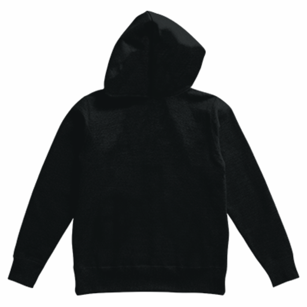 "90's POSTER LOGO" HOODIE BLACK