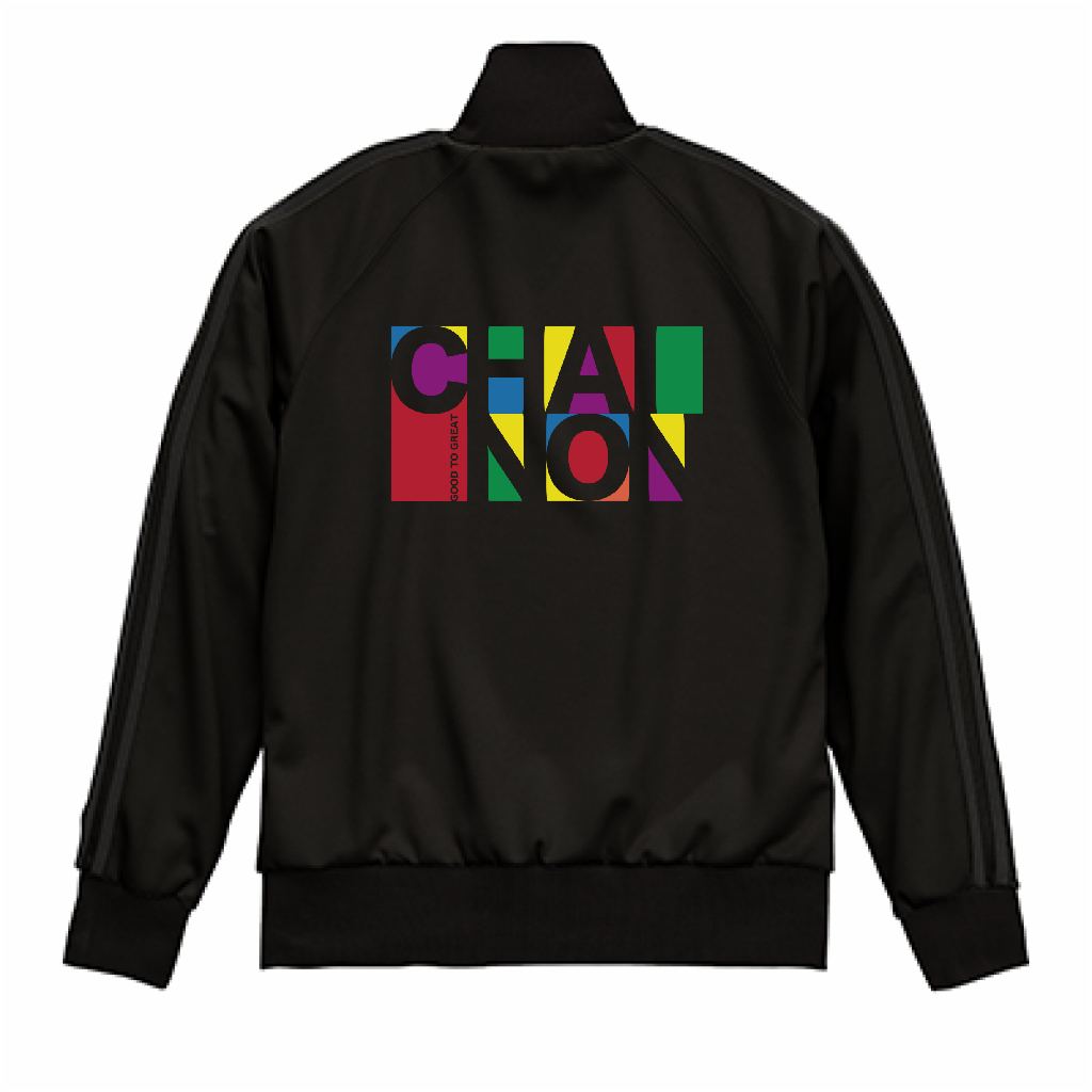 "FUN!!" TRACK JKT BLACK
