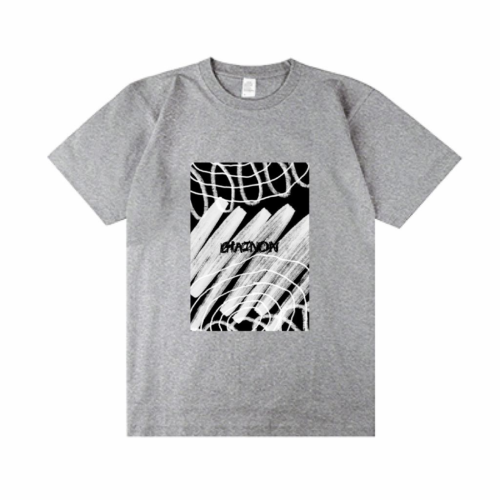 "BLACK BORD" HEAVY WEIGHT Ts GRAY