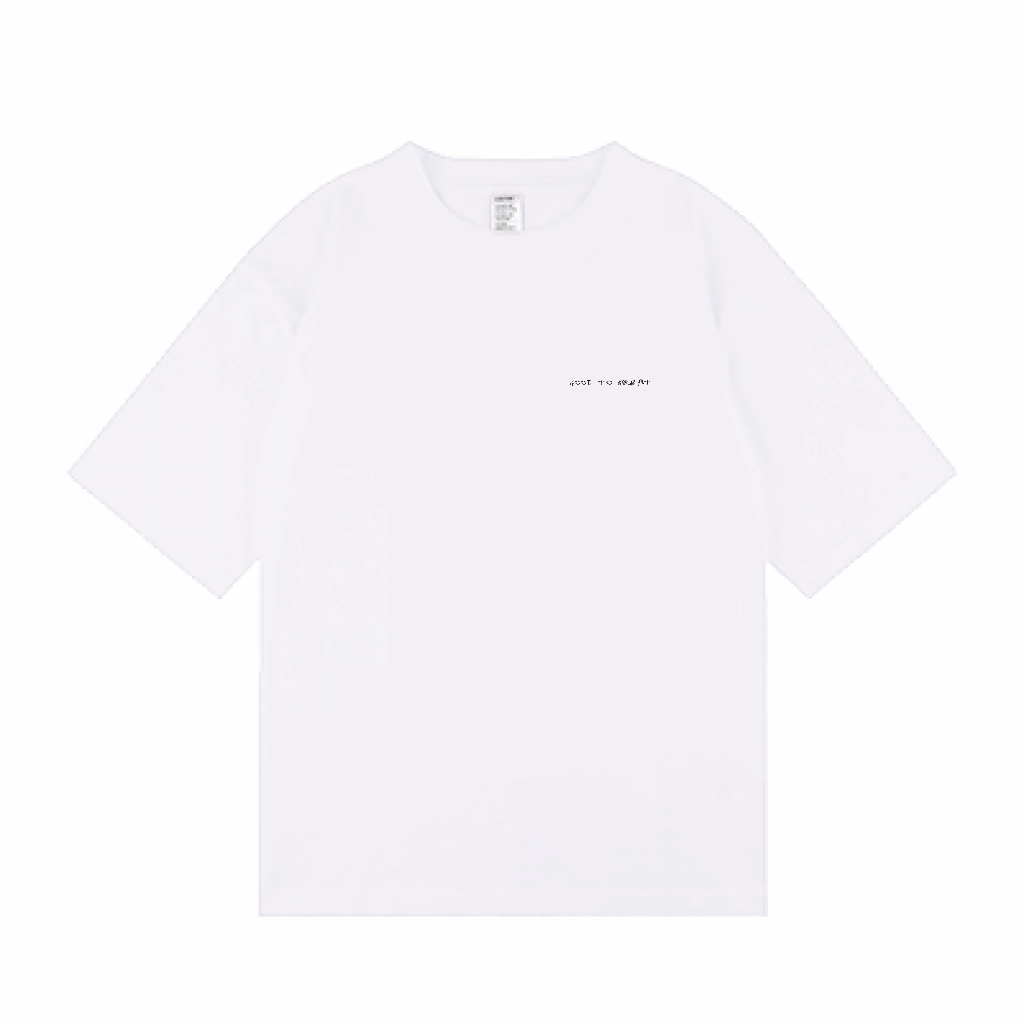 "MEMORY" OVER SIZE Ts WHITE