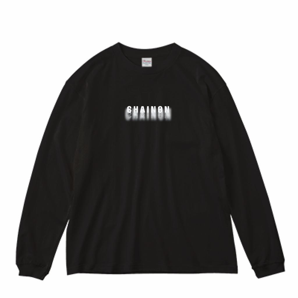 "BLUR LOGO" L/S BIG Ts BLACK