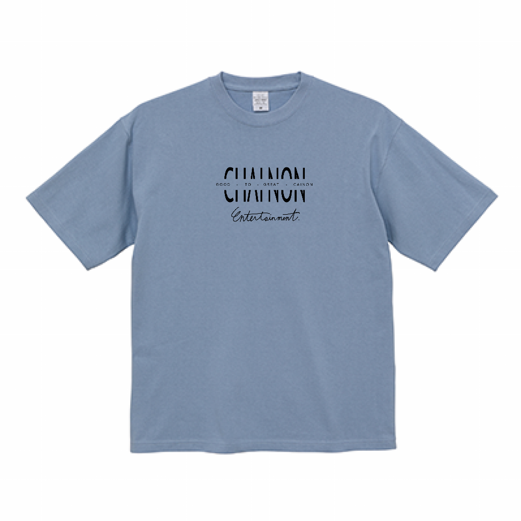 "NO BORDER" BIG Ts ASH BLUE