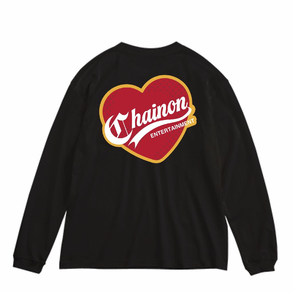 "FLAG | RETRO HEART" BIG Ts BLACK