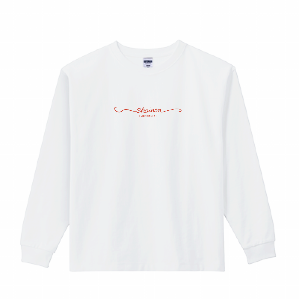 "SIGN" HEAVY WEIGHT L/S Ts WHITE