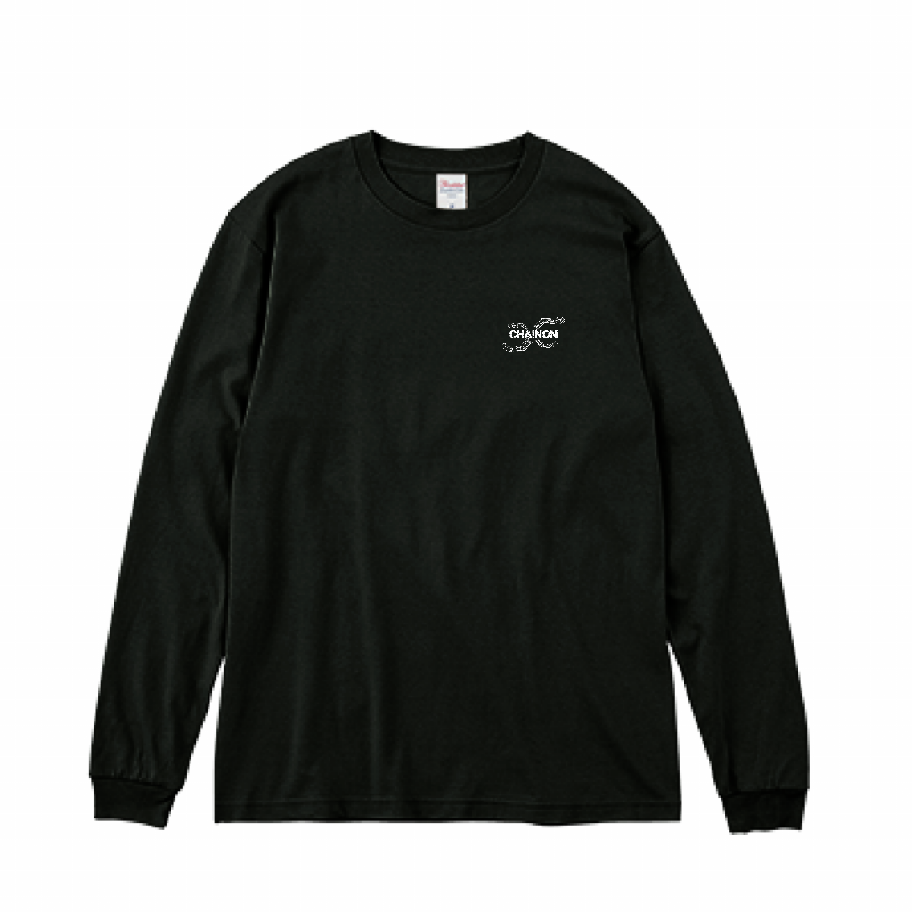 "CHAIN" L/S BIG Ts BLACK