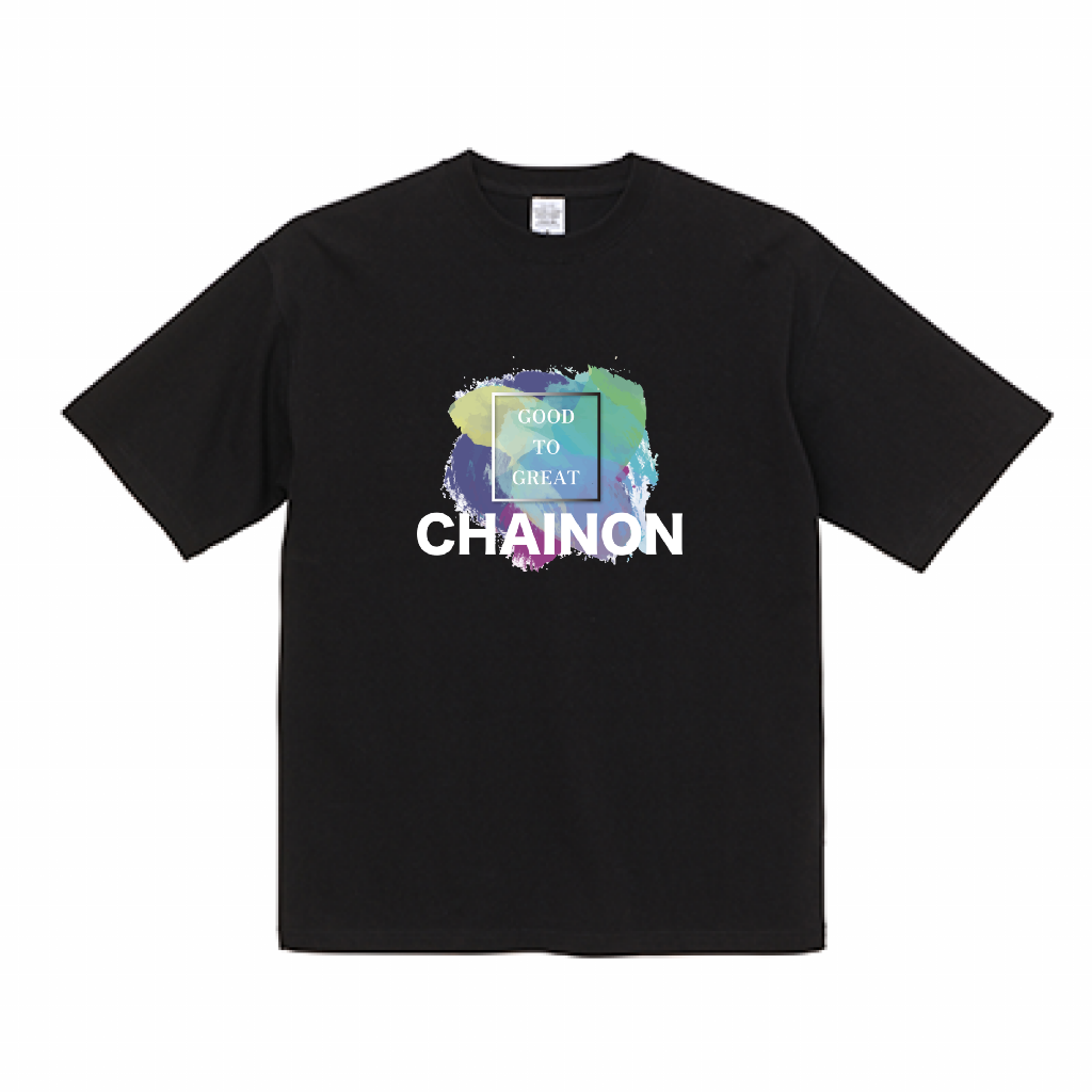 "HAZY" BIG Ts BLACK/LA