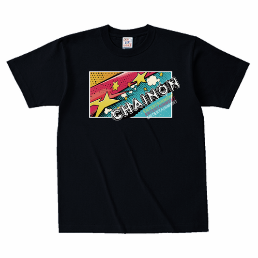 "POPART POSTER LOGO" Ts BLACK