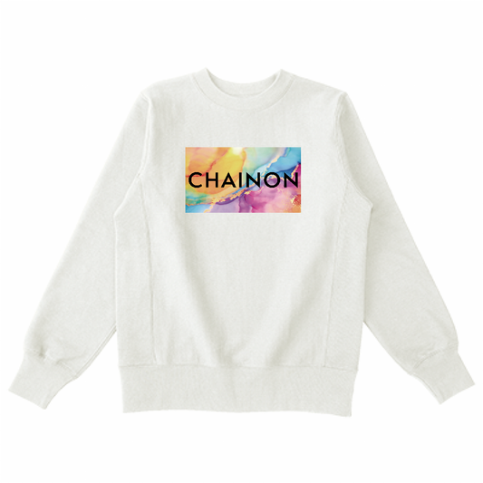 "MARBLE" SWEAT SHIRT WHITE