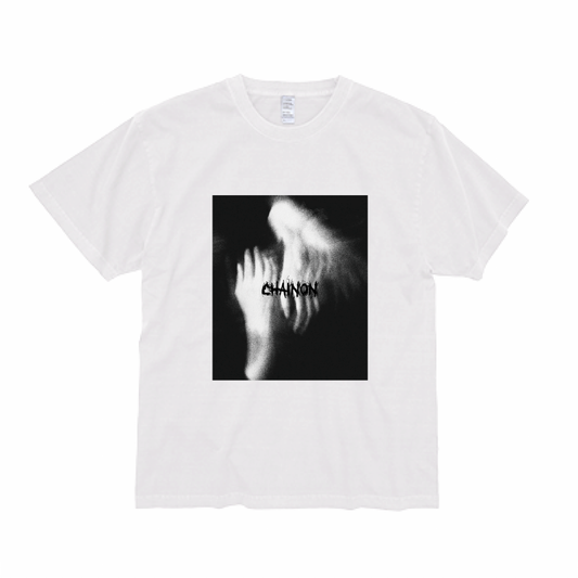"IDENTITY" GARMENT DYE Ts WHITE
