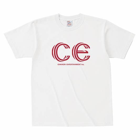 "MONO LOGO RED" Ts WHITE