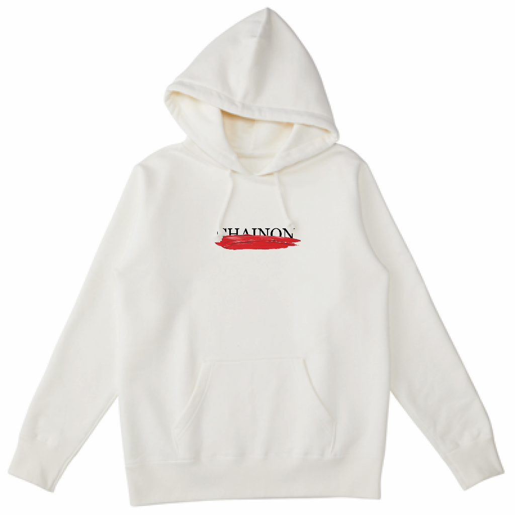 "RUOGE RED" HOODIE WHITE