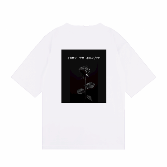 "MEMORY" OVER SIZE Ts WHITE