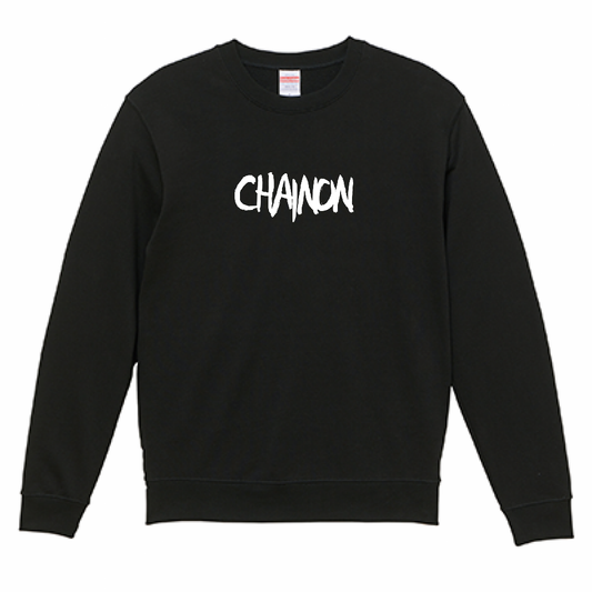 " HAND WRITING " SWEATSHIRT BLACK