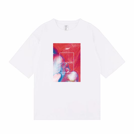 "STIR" OVERSIZE Ts WHITE