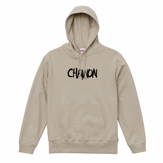 " HAND WRITING " HOODIE SAND