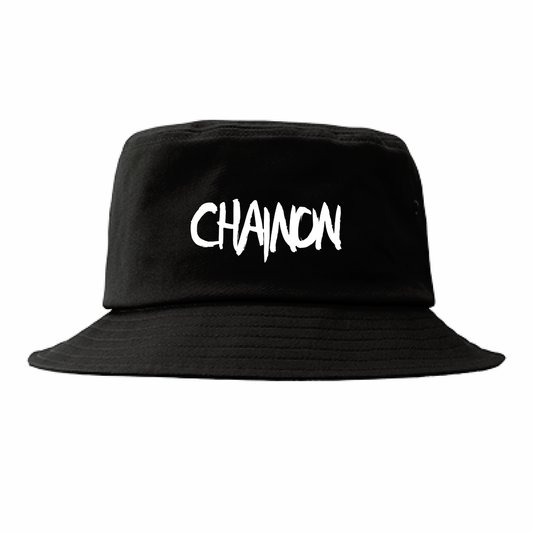 " HAND WRITING " BUCKET HAT BLACK