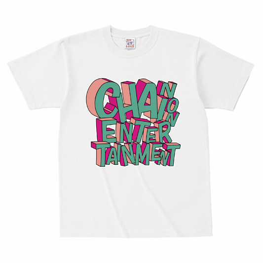 "90's POSTER LOGO" Ts WHITE