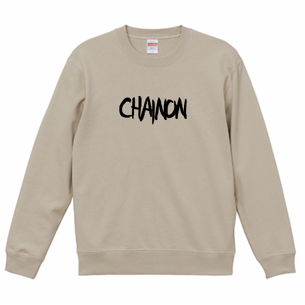 " HAND WRITING " SWEATSHIRT SAND