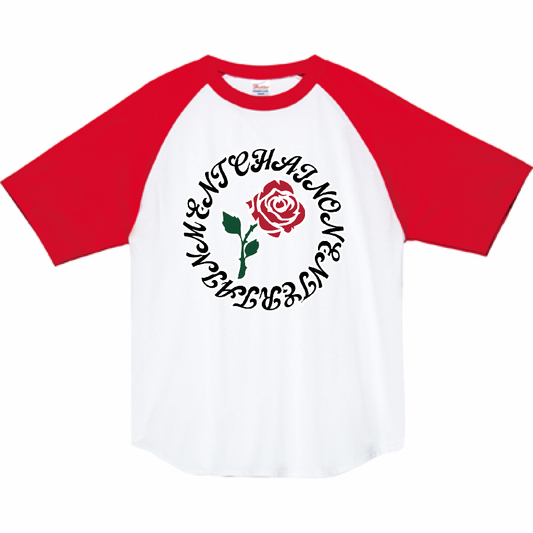 "ROSE" Raglan Ts RED