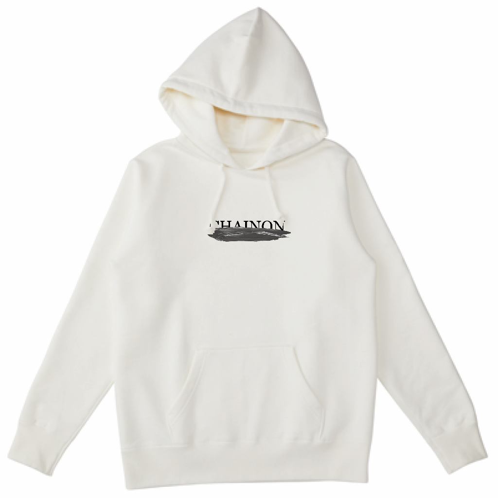 "RUOGE GRAY" HOODIE WHITE