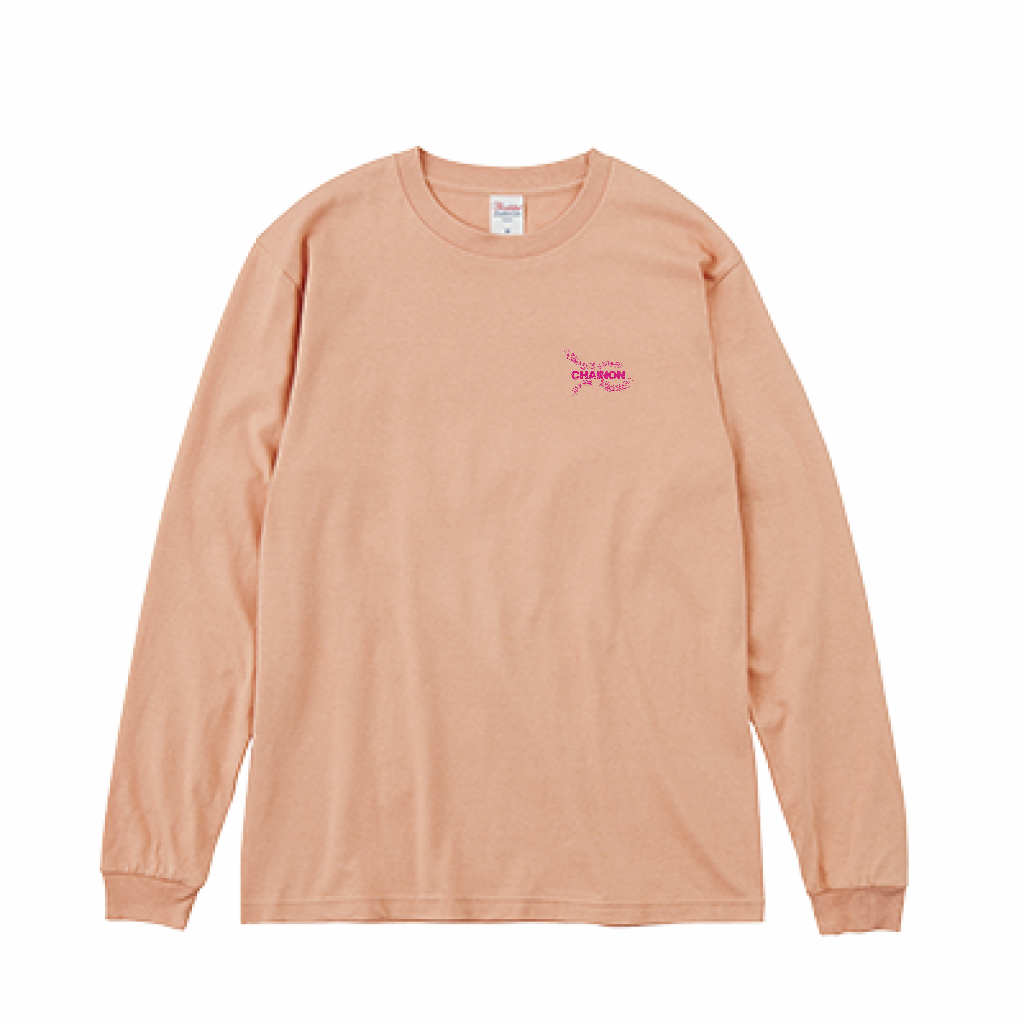 "CHAIN" L/S BIG Ts PINK