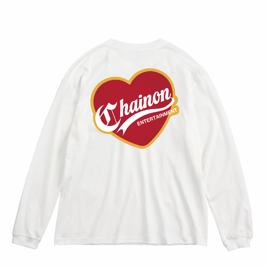 "FLAG | RETRO HEART" BIG Ts WHITE